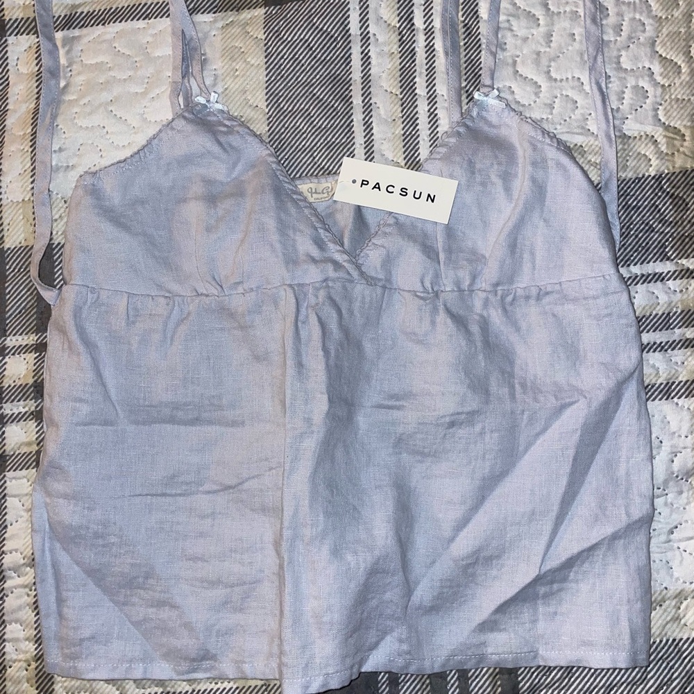 PacSun Women's Soft Blue Camisole